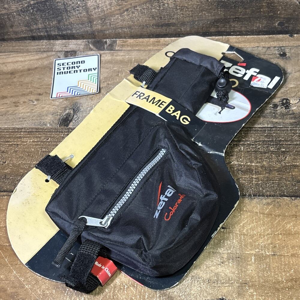Zefal Colorado Bicycle Frame Pack Pouch Bag Bike Pump Holder Black Pocket NWT